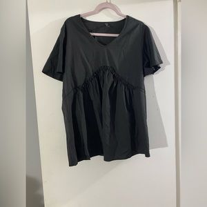 Black baby doll top